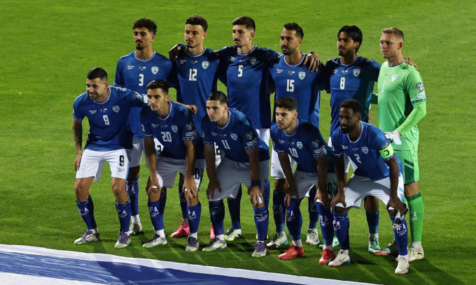 Đội tuyển bóng đá Israel. Ảnh: Reuters