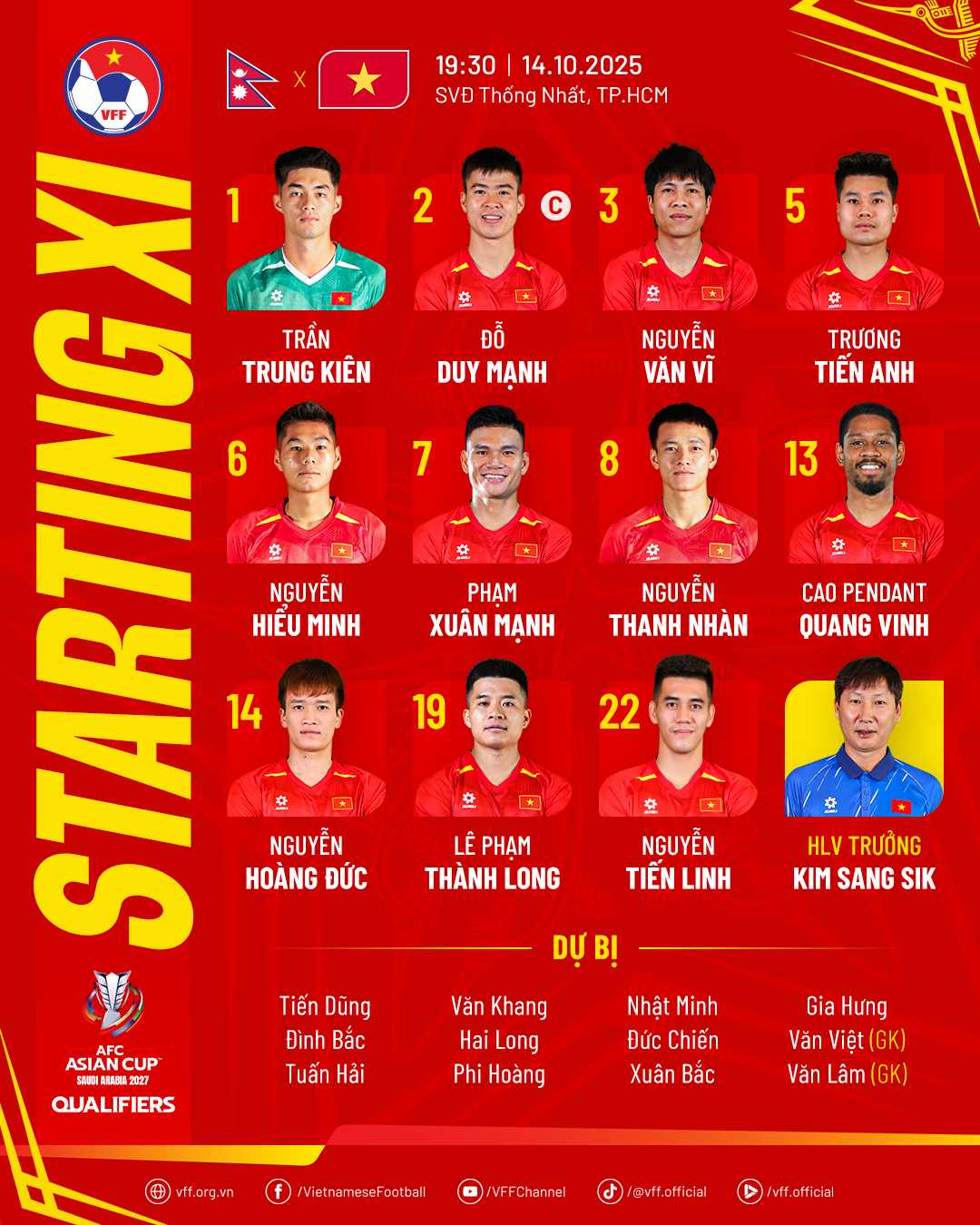 Văn Lâm mất suất bắt chính vào tay Trung Kiên 2