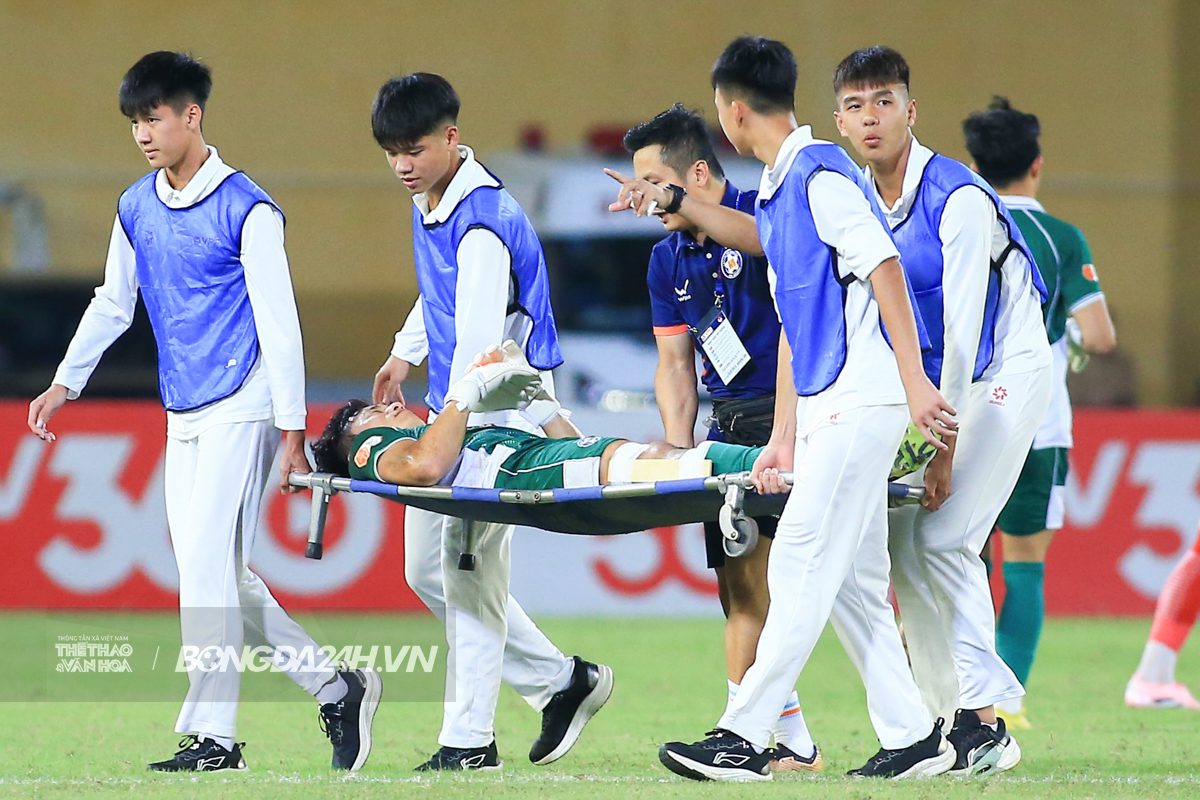 Thu mon Bui Tien Dung dinh chan thuong Viettel vs da Nang 20/10