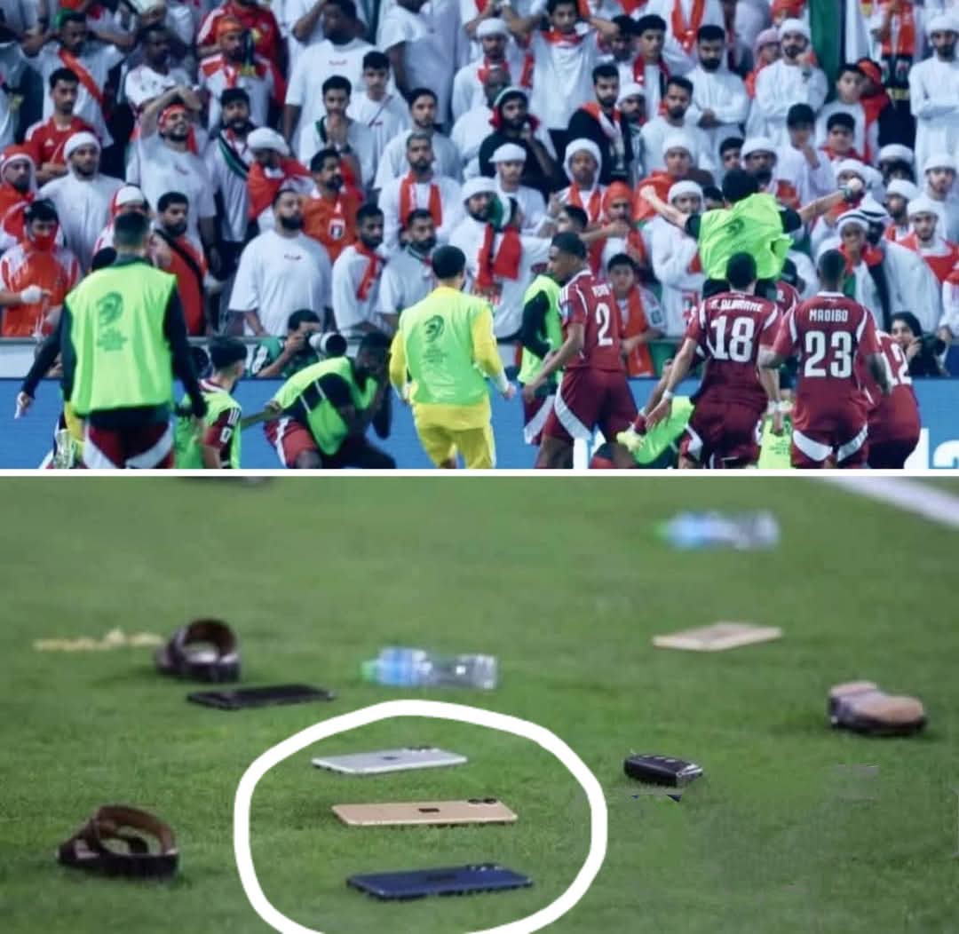 CĐV Qatar và UAE ẩu đả, ném nhau iPhone 17 Pro Max 2