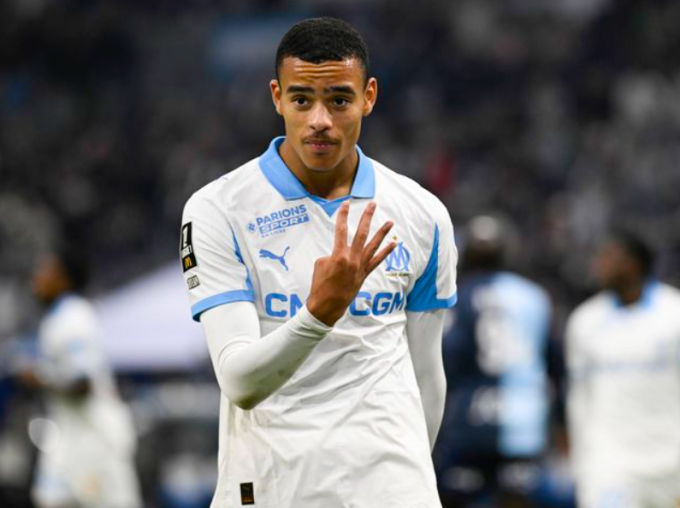 Mason Greenwood ghi 4 bàn trong trận Marseille thắng Le Havre 6-2 ở vòng 8 Ligue 1 ngày 18/10/2025. Ảnh: Eurosport