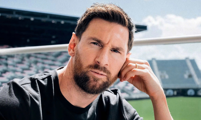 Messi trong phỏng vấn với báo Mỹ. Ảnh: NBC News