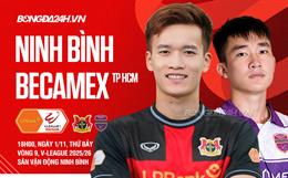 Highlights Ninh Bình vs Becamex TPHCM: Chủ nhà khóc hận (Vòng 9 LPBank V.League 1-2025/26)