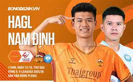 Highlights HAGL vs Nam Định: Hiệp đấu bất thường (Vòng 9 LPBank V.League 1-2025/26)